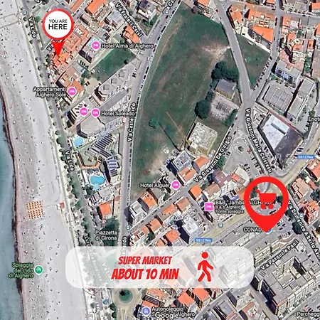 Fronte Mare - Parcheggio Privato - Elvissa View * Alghero